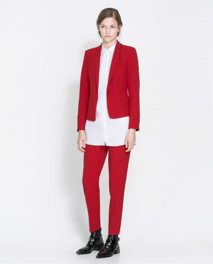 Blazer rosso di Zara