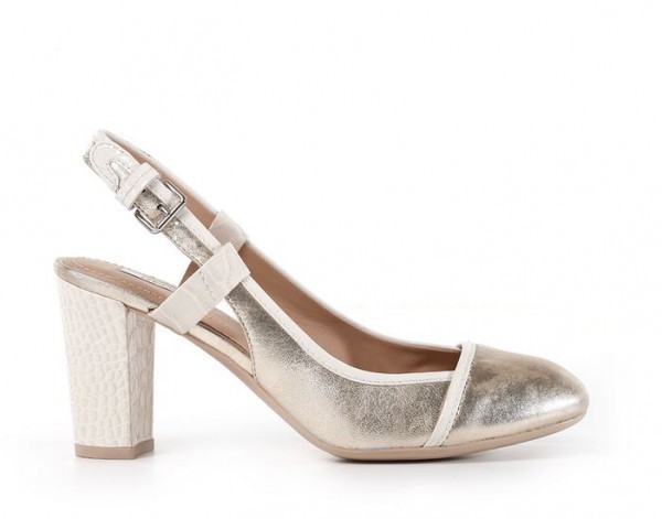 XTI Sandalo Con Zeppa Donna - Tessuto Metallico - Tacco In Iuta - Suola Gomma Antiscivolo - Moda Casuale Vegana