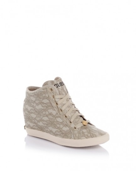 Sneakers pizzo panna Guess scarpe autunno inverno 2014 2015