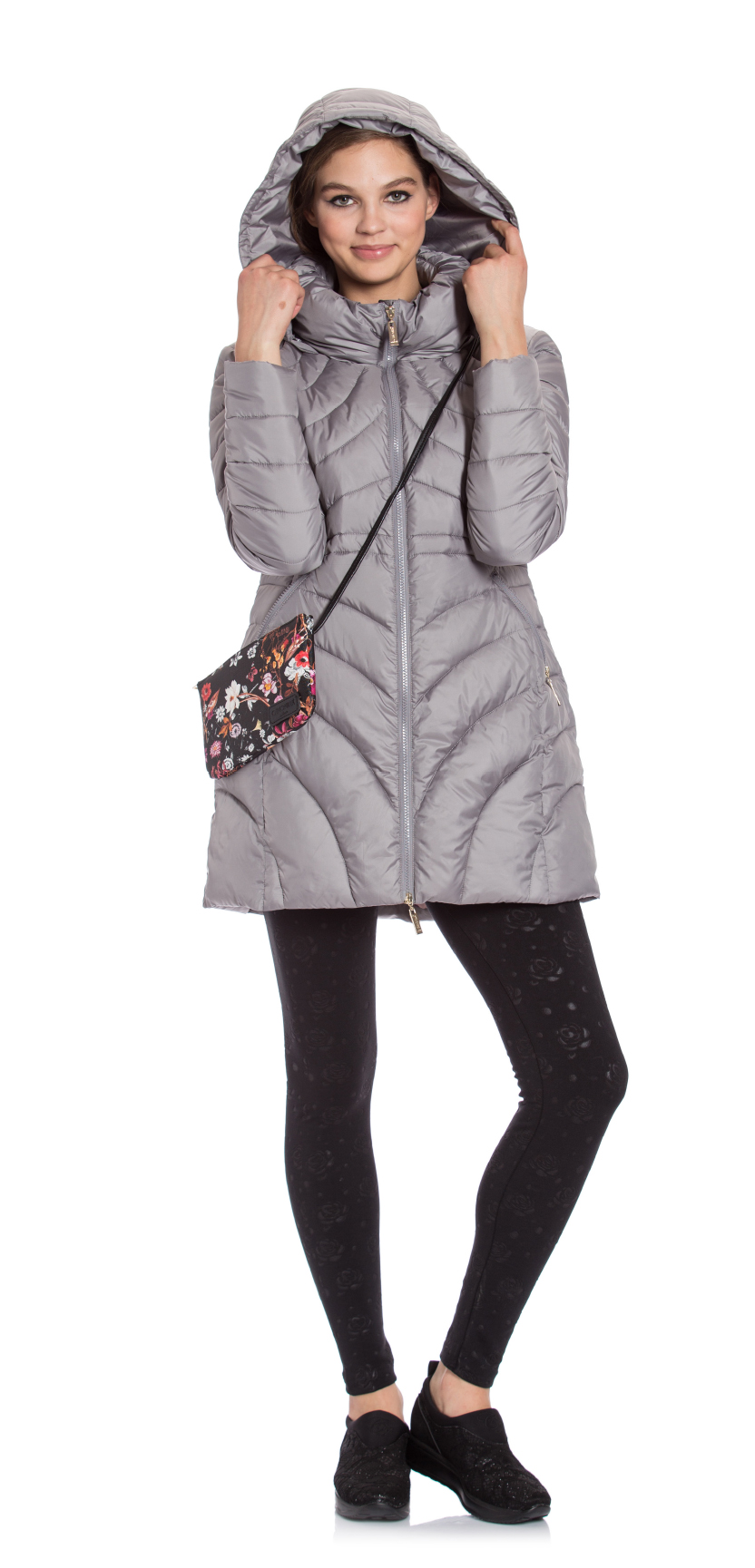 Abito Invernale Da Donna Con Cappuccio E Tasche - Maglione Lungo Midi, Vestito Casual Comodo, Nero, Taglie Disponibili